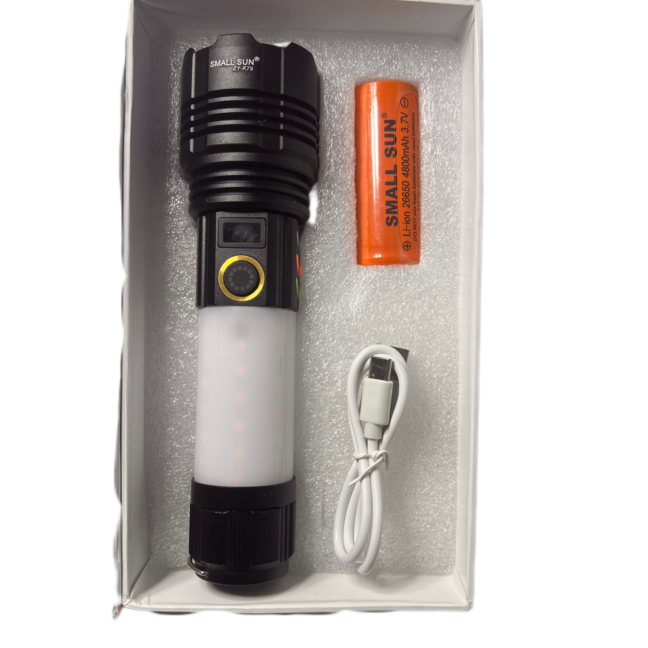 چراغ قوه اسمال سان (SMALL SUN) مدل ZY-K79 - Image 4