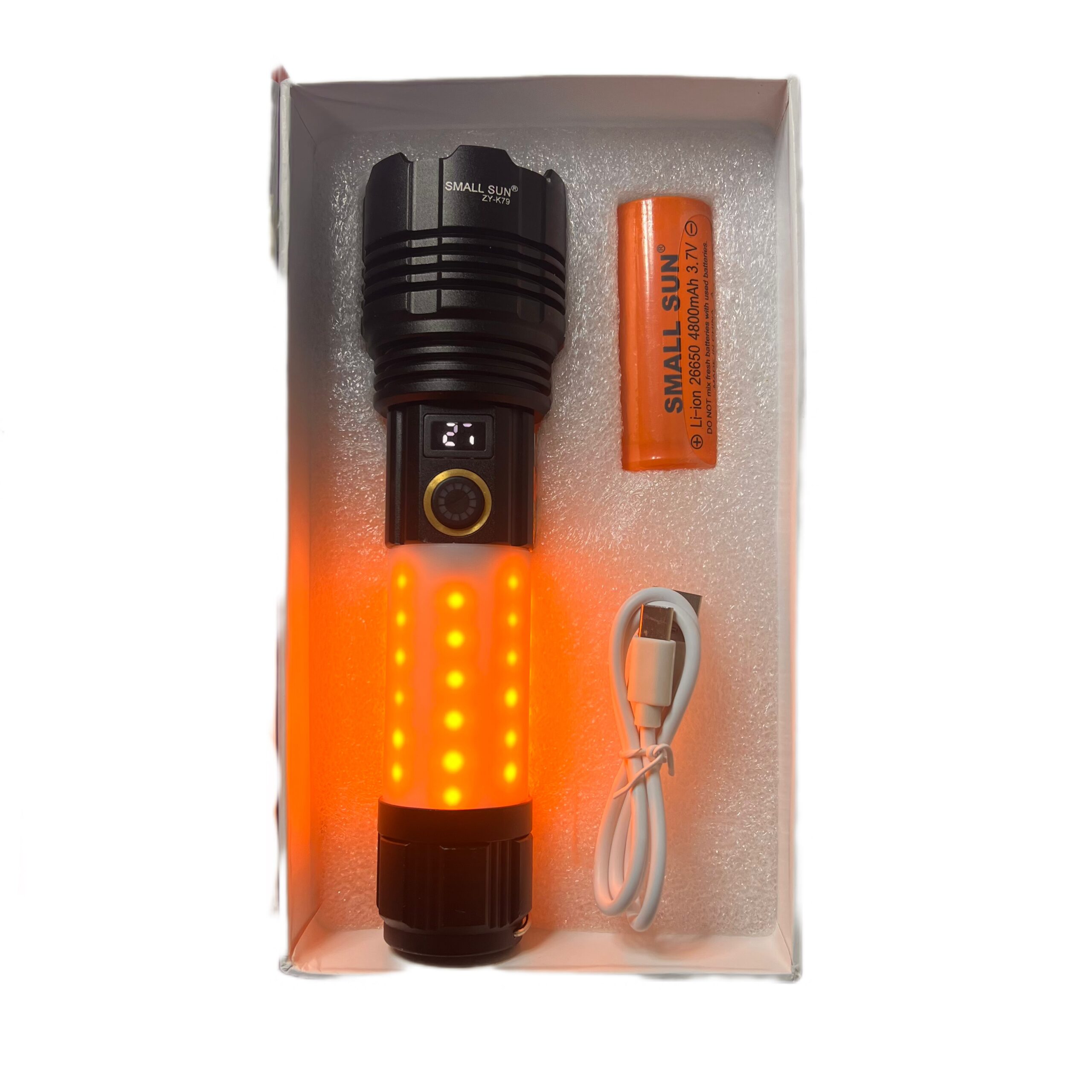 چراغ قوه اسمال سان (SMALL SUN) مدل ZY-K79 - Image 5